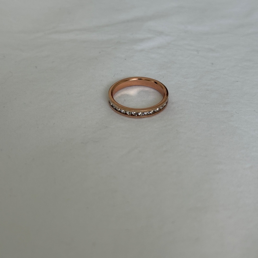 Swarovski Rose Gold CZ Ring